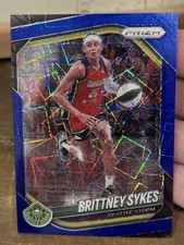 Brittney Sykes 2025 Panini Prizm WNBA Blue Velocity Prizm #121