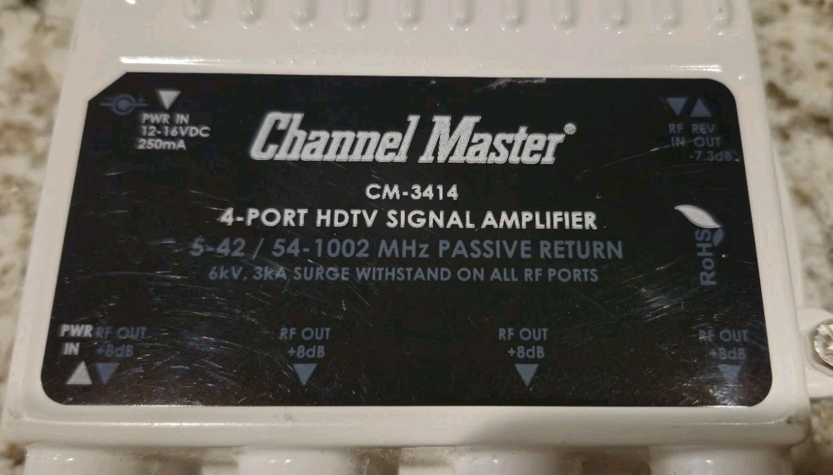 Channel Master Ultra Mini Tv Antenna Amplifier Channel Master