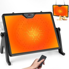 Smart Chicken Coop Heater, 180W Double-Sided Brooding Heating Panel with Ther...