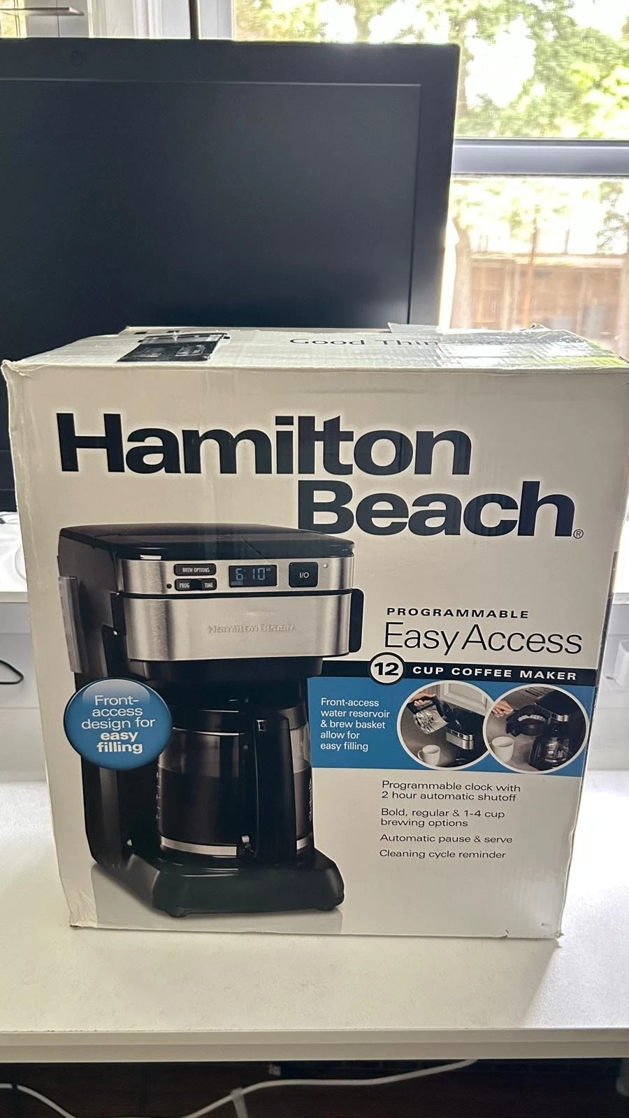 Hamilton Beach 46300 12-Cup Programmable Coffee Maker -Black