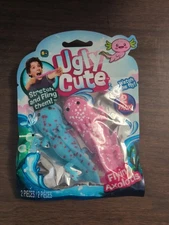 Fling Figures Squishy Ja-Ru Flyin' Axolotis Ugly Cute Animals Sretch Toys 2 pack