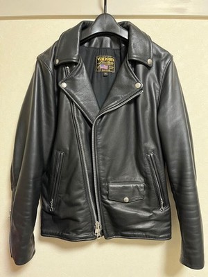Used Vanson C2R Riders Jacket Leather Jacket Outer Double Riders Mens Size 36