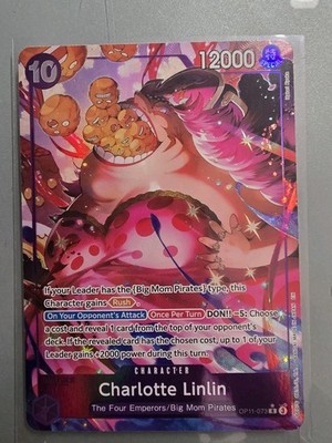 Charlotte Linlin OP11-073	Alternate Art One Piece Card English A Fist of Divine