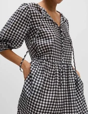 Marks & Spencer Womens Black Lyocell Mini Animal Women Dress - M&S