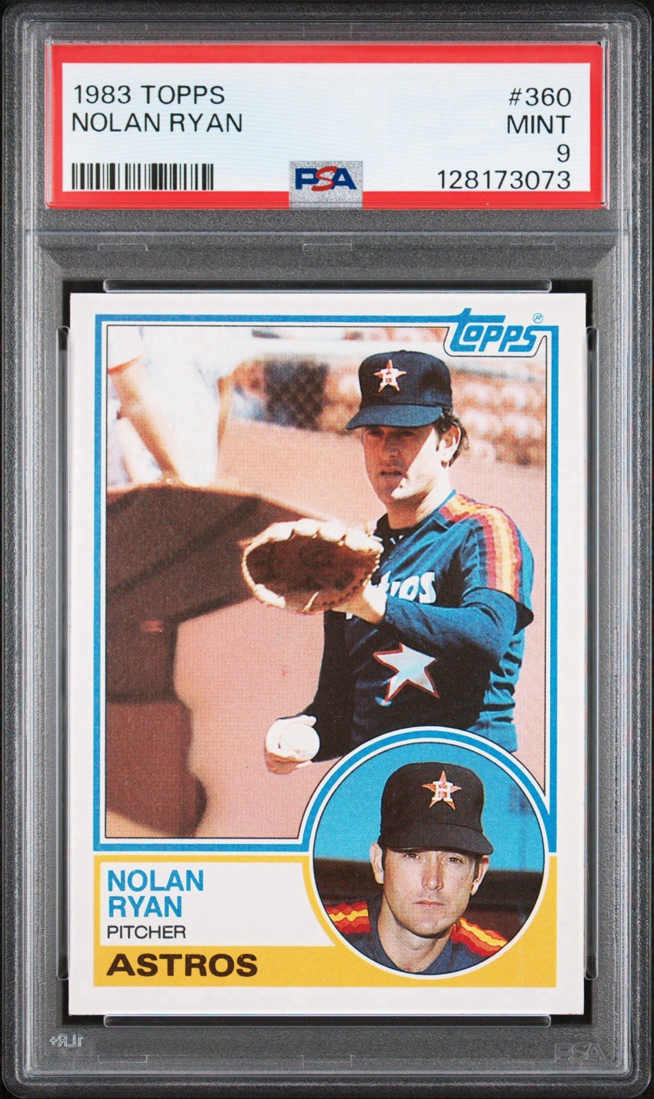 1983 Topps #360 Nolan Ryan PSA 9 Mint Houston Astros HOF