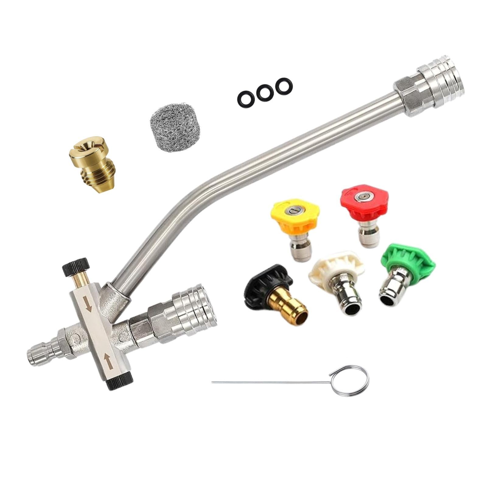 Dual Foam Cannon Connector for Pressure Washers