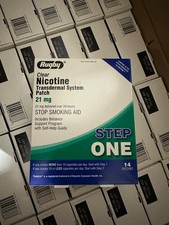 Rugby Step One Nicotine Patch 21mg Clear 14 Patches Exp 08/27