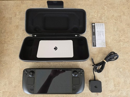 Valve Steam Deck OLED 1TB Video Game Handheld PC System With Carrying Case