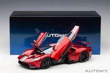 AUTOart 1/18 FORD GT 2017 Diecast Car Model White Blue Yellow Black Red