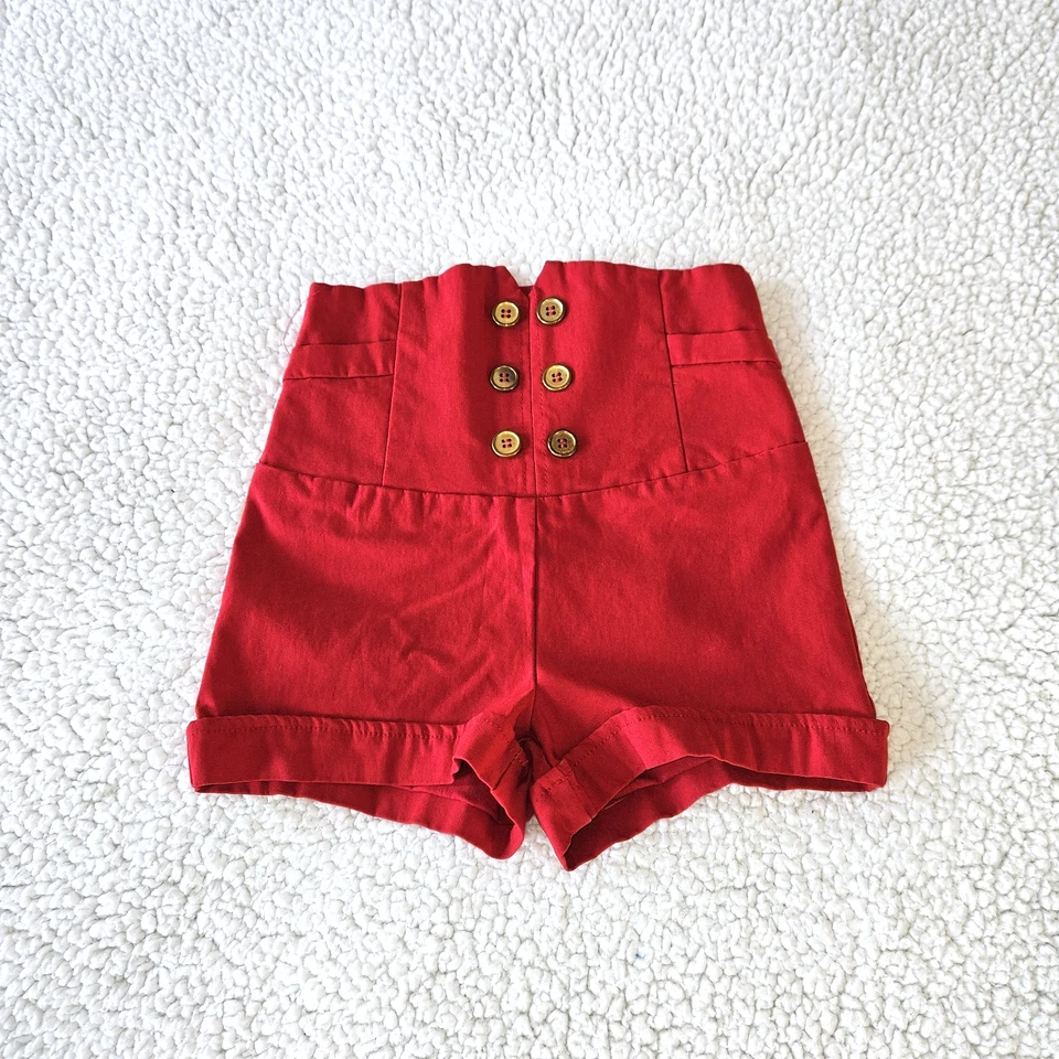 Pantalones Cortos de Vestir Para Mujer De Colección Pequeños Cintura Ultra Alta Micro Y2K Oficina Sirena Corpcore Foto 2 de 4