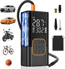 Portable Tire Inflator, 150PSI Cordless Air Compressor for Car/Bike