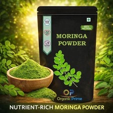 Poudre de Moringa 100 % pure et naturelle | Poudre de feuilles de Moringa bio...