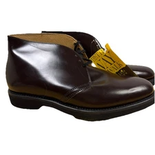 Vtg 1960s Mason Chippewa Falls Chukka Work Wear Boots 8.5 Cush N Crepe