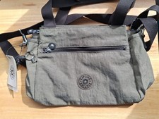 Kipling Women's Elysia Shoulder Bag Green Moss New 11.75x9x5