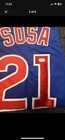 Sammy Sosa Signed Baseball Jersey #21 Blue Autographed "SOSA"
