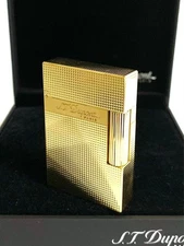 [Super Pleasant Sound] S.T.Dupont Gas Lighter Cling C18692 Micro Diamond