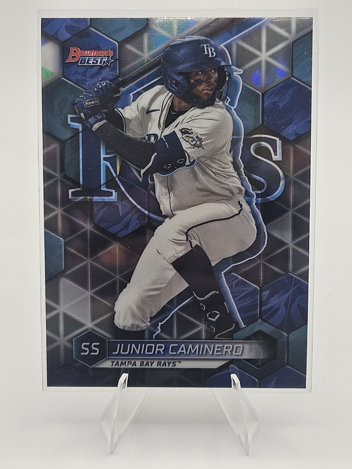 2023 Bowman's Best - Top Prospects Junior Caminero #TP-18 Refractor (RC) NM+ -MB