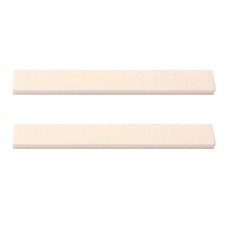 2 St&uuml;ck Blanker Knochensattel F&uuml;r Gitarren-Ukulele, 100 X 10 X 3 Mm
