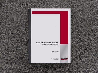 Case IH Puma 165 180 195 210 Tractor Parts Catalog Manual