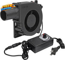 120Mm BBQ Fan 12V 4.72In Blower Brushless with 110V/120V Variable Speed Controll