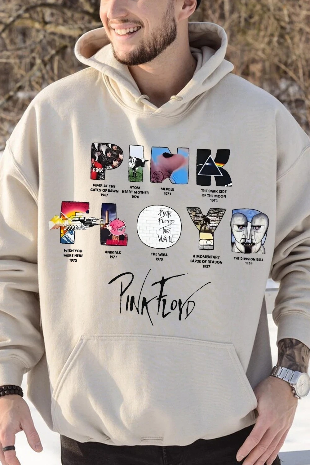 Pink Floyd Print Hoodie Oversized Y2K Harajuku Fleece Streetwear
Opens in a new window or tab