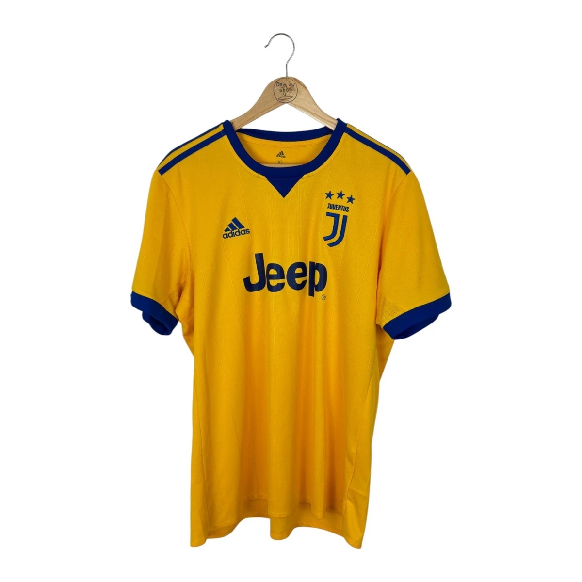 Maillot Juventus Cambiaso 2024-25 - Away Jaune, Match Worn (porté En Match) - Taille 6