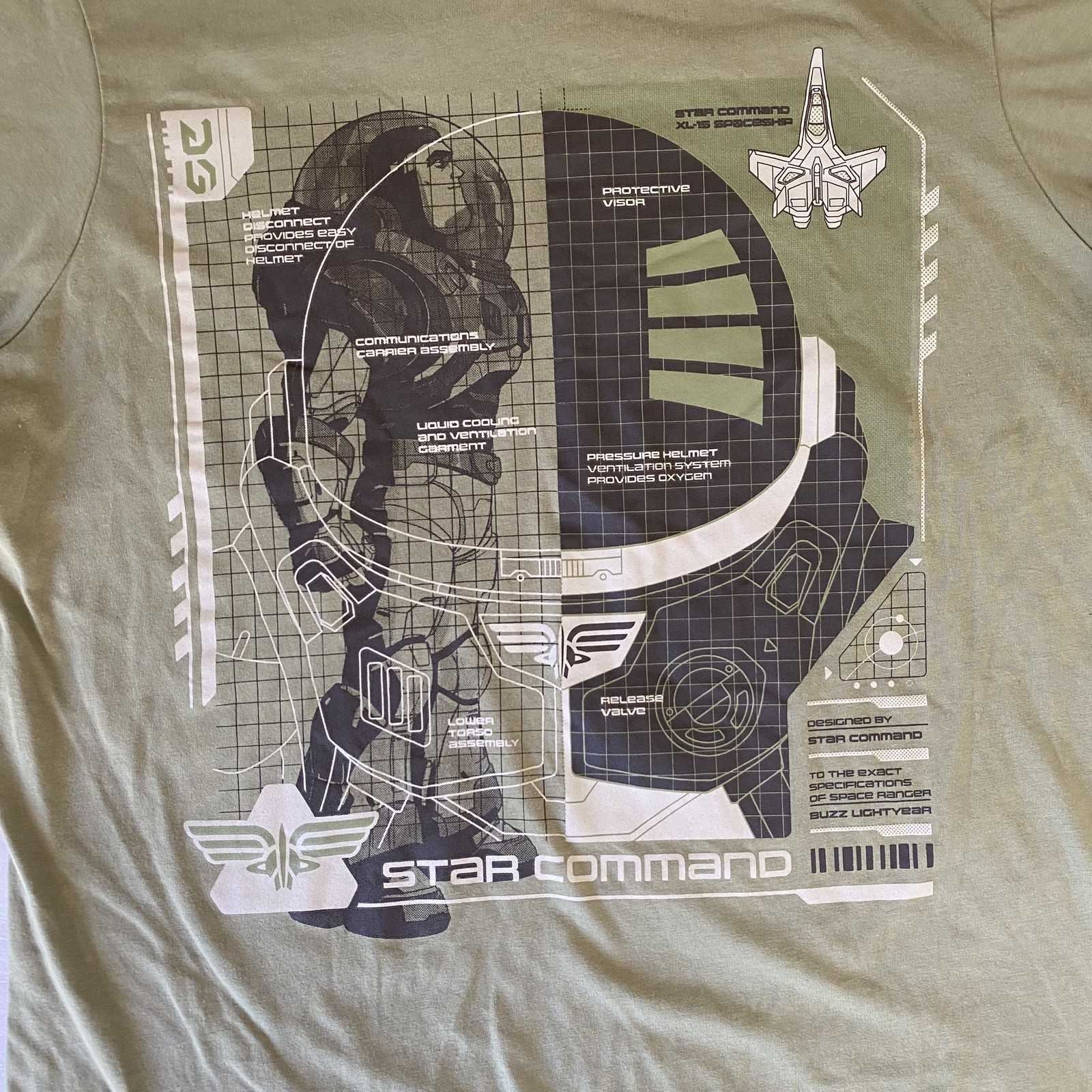 Disney Buzz Lightyear Star Command Graphic T Shir… - image 3