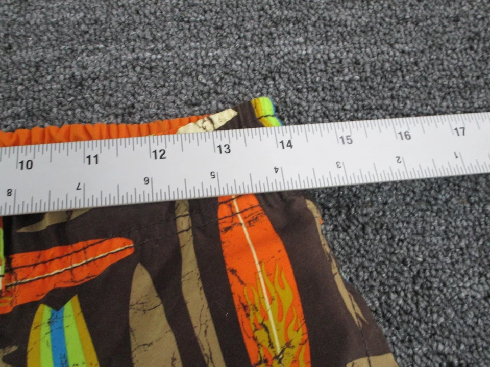 Shorts de natação Mossimo board masculino marrom grande multicolorido - Imagem 3 de 4