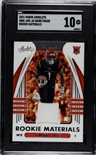 2021 Panini Absolute ROOKIE RC MATERIALS JERSEY ARM-JMC JA'MARR CHASE SGC 10