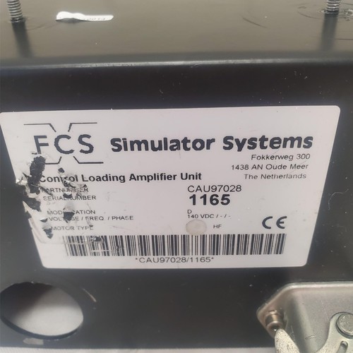 FCS Simulator Systems 1165 Control Loading Amplifier Unit - Picture 2 of 11
