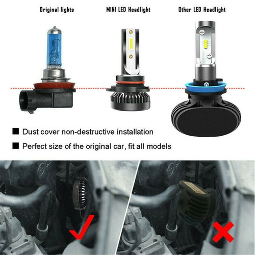 For Chevy Silverado 1500 07-2015 LED Headlights High Low Beam Bulbs 6x 6000K - Picture 8 of 12