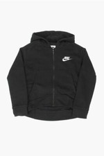 Nike Boy's Fleece Hoodie Black Sz Small AJ6725-010