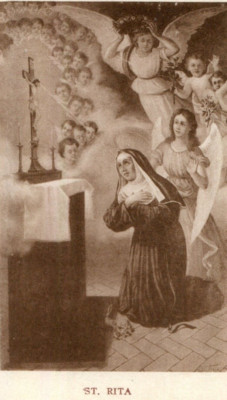 Holy Cards - Rita Of Cascia