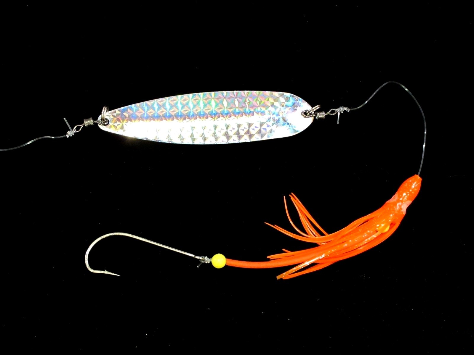 3 Fladen Maxximus Spoon Muppet Rigs Ling Huss Conger Cod 6/0 8/0 Hooks ...