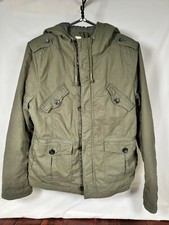 Tna Platoon Military Green Quilted Fill Jacket Women's Size Xl