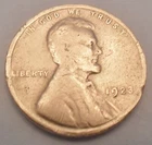 1923 P Lincoln Wheat Cent / Penny  CULL **FREE SHIPPING**