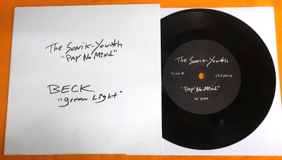 THE SONIK-YOUTH / BECK - Pay No Mind / Green Light US 7'' MATDOR OLE 865-7 Ltd Ed