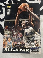 #197 Shaquille O'neal Magic 1994/95 collectors choice silver Signature Card!