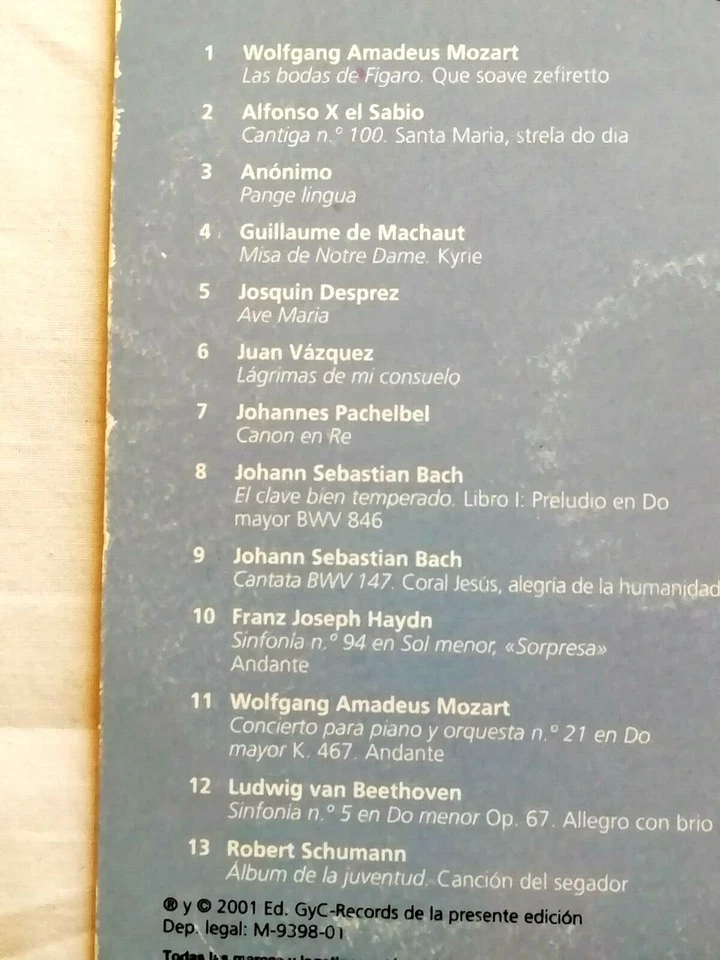 Music Course 3Rd Year ESO CDs Santillana 2001 - Image 3 of 4