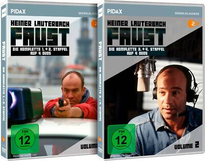FAUST Heiner Lauterbach  GESAMTEDITION 1996 KOMPLETTE TV-SERIE  8 DVD BOX Neu