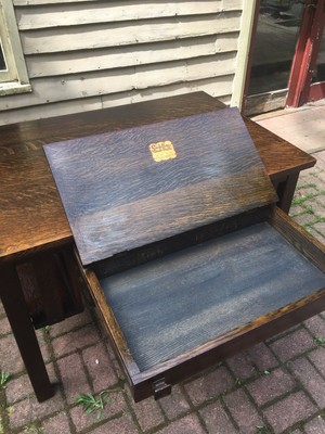 Arts And Crafts Cadillac Cabinet Company Mission Tiger Oak Desk