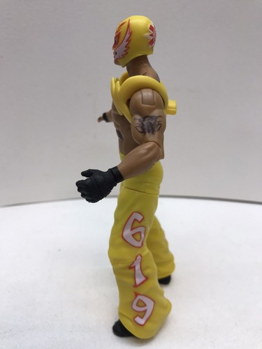 Rey Mysterio WWE 7" 2011 Lucha Fight Club Mattel Wrestling Figur - Hand beschädigt - Bild 5 von 7