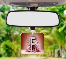 name gift, car air freshener, for her, add initial, cute gift, car gift for her