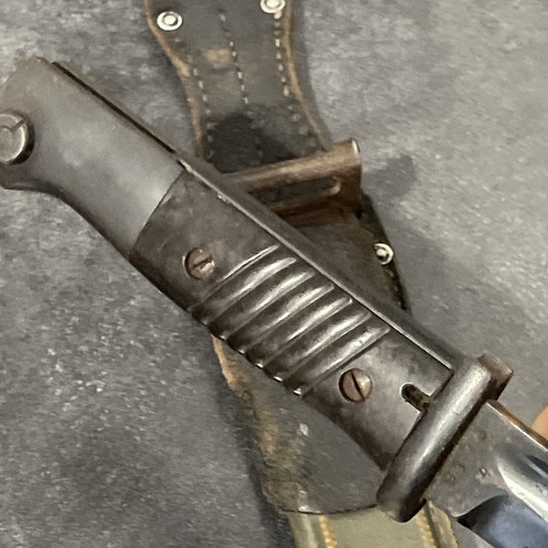 1940 E.u.F Horster Solingen WWII Mauser K98 bayonet k 98 98k k98k scabbard 9178 - Picture 4 of 19