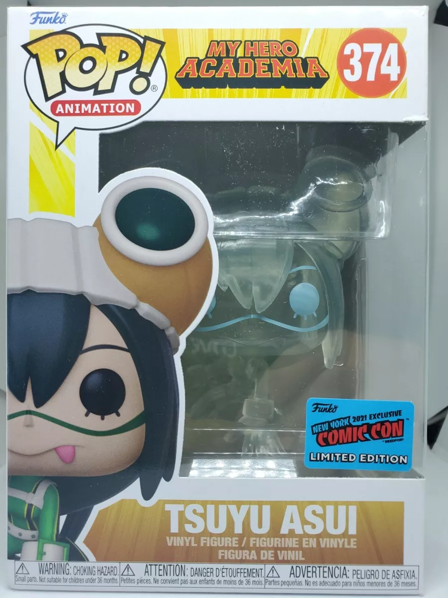 Funko Pop! Tsuyu Asui Clear Hero Academia 374 NYCC 2021 Official Con Sticker eBay