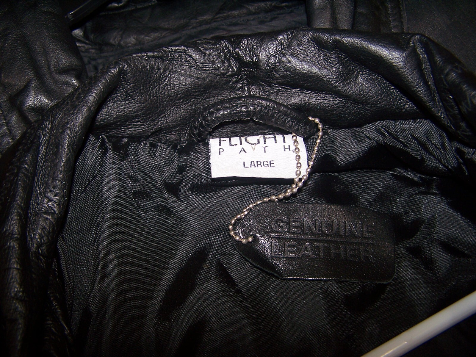 FLIGHT PATH Patchwork Leather Flight Bomber JACKE… - image 3