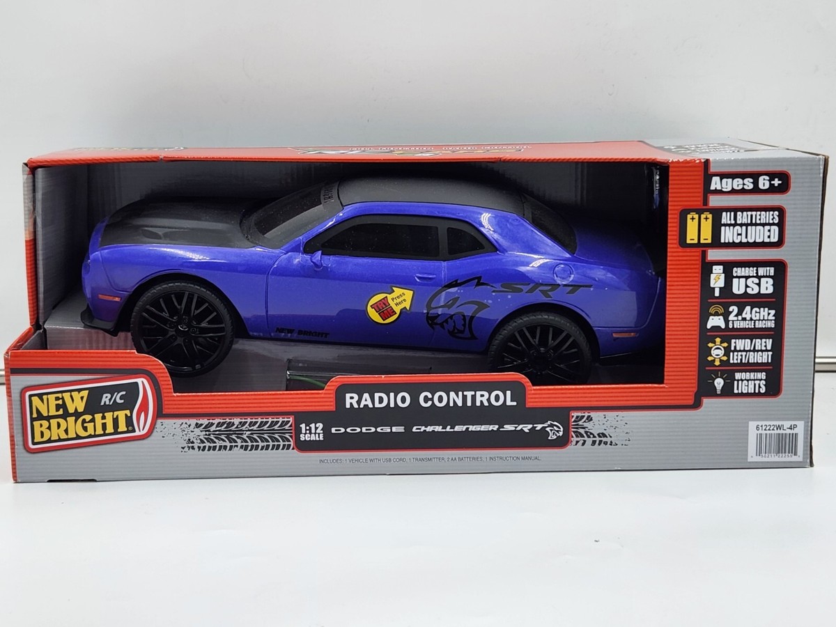 New Bright RC - Dodge Challenger SRT HellCat - Purple - 1:12 Scale