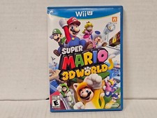 Super Mario 3D World (Nintendo Wii U, 2013) w/Manual & Inserts Tested Free Ship