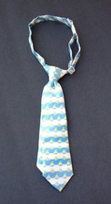 Childrens Place Infant Toddler Tie Sailboats White Blue Yellow Sz 6-18 Months