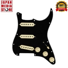 Fender Pre-Wired Stratocaster Pickguard Custom Shop Texas Special SSS Black